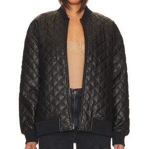 REMI x REVOLVE - Ellen Quilted Bomber Jacket - XS